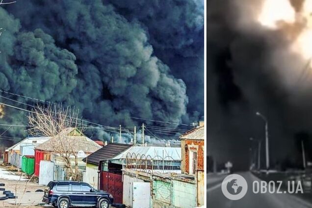 Часть Харькова накрыло черным дымом: горит рынок. Видео