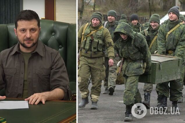 Зеленський закликав окупантів бігти до Росії, інакше вони загинуть на українській землі