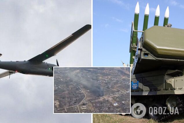 Украинский БПЛА 'Лелека-100' выявил 'Бук' оккупантов и навел на него украинскую артиллерию: яркое видео