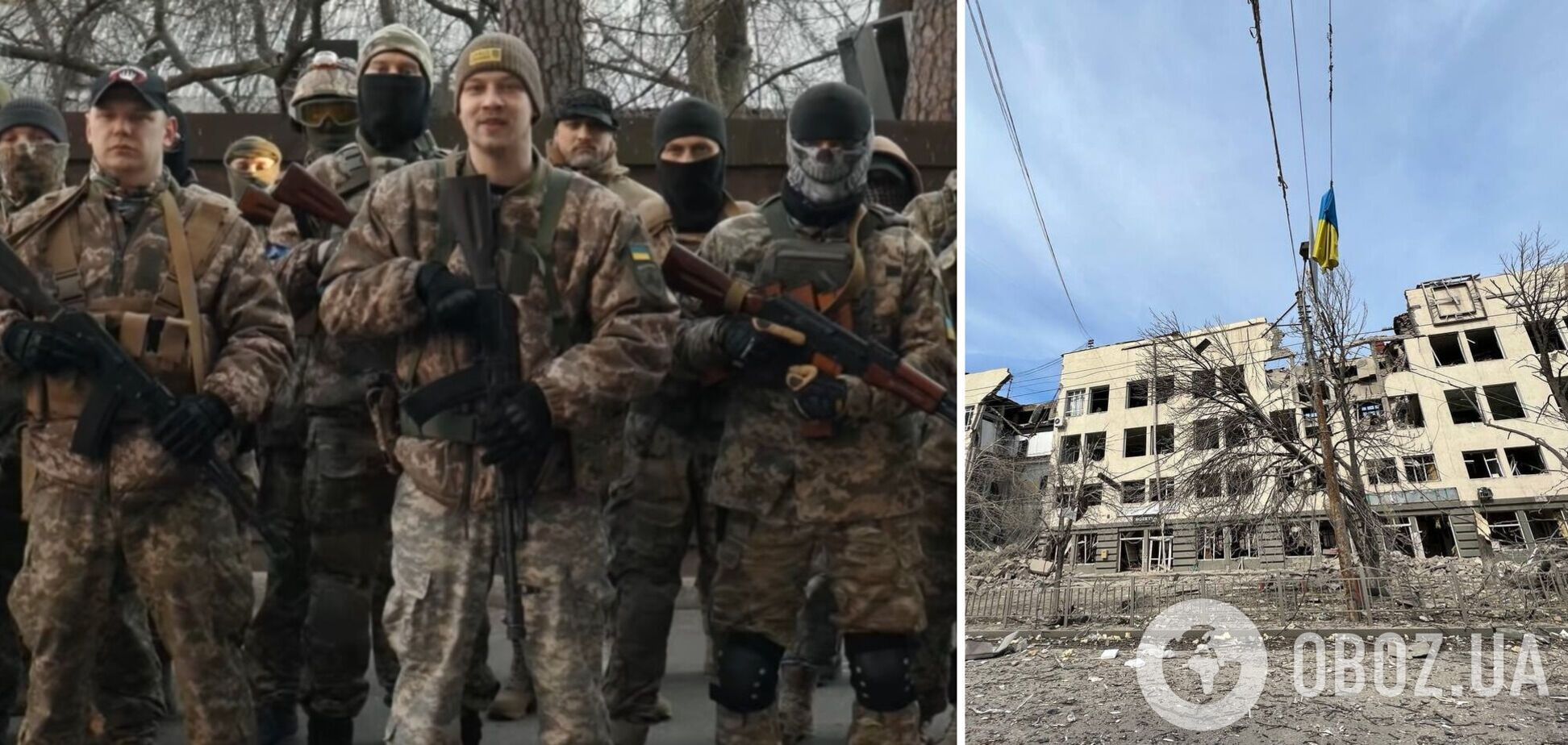 'За нашу и вашу свободу!' Добровольцы из Беларуси заявили, что придут на помощь ВСУ в Мариуполе. Видео