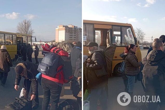 Жителів вивезли у безпечне місце