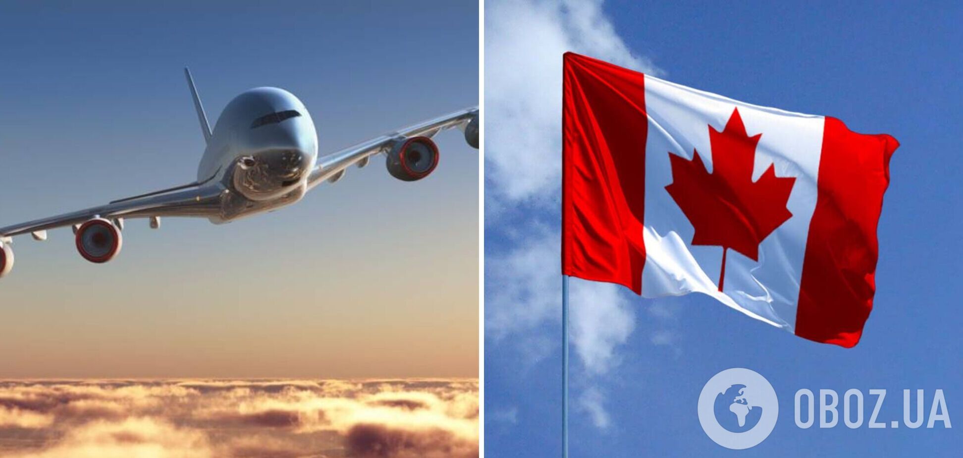 Канада запретила белорусским самолетам входить в воздушное пространство страны