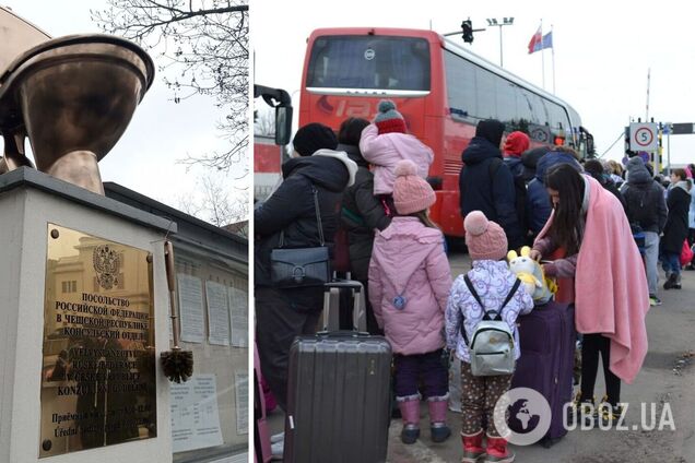 В Чехии украинских беженцев хотят разместить в зданиях посольства РФ