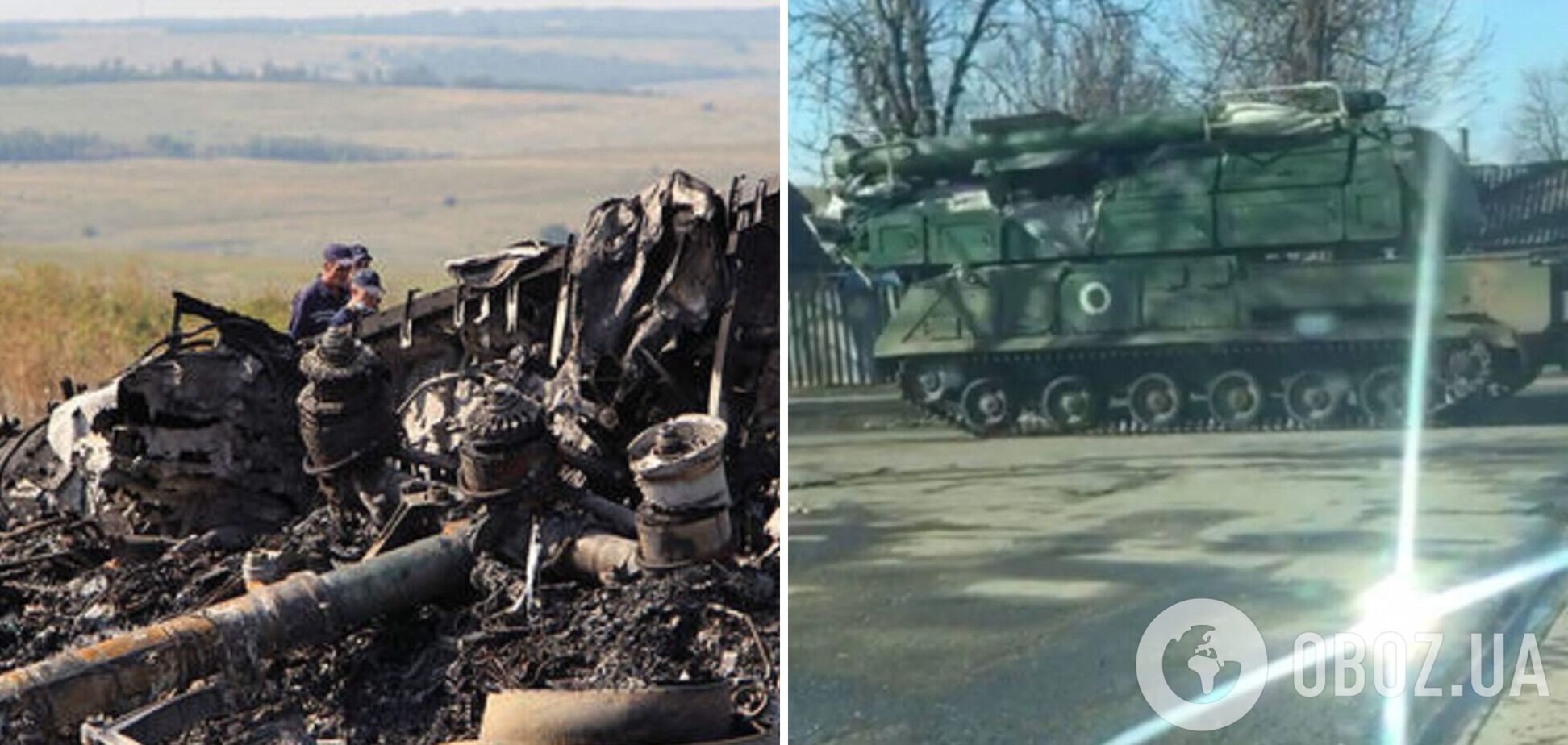 ВСУ 'ювелирно' уничтожили 'Бук' оккупантов на Черниговщине. Фото до и после