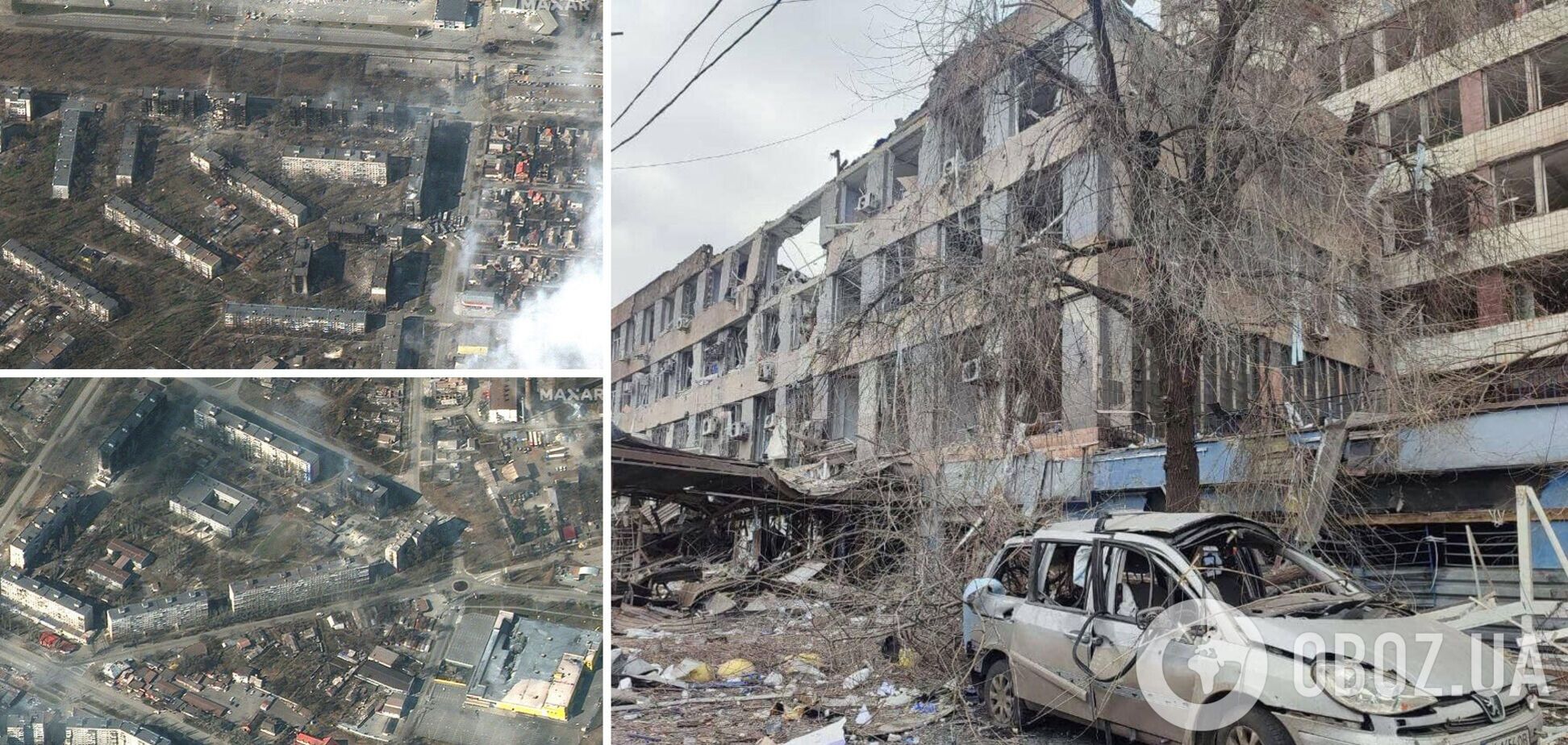 Разбомбленные жилые кварталы и улицы: появились новые спутниковые фото Мариуполя