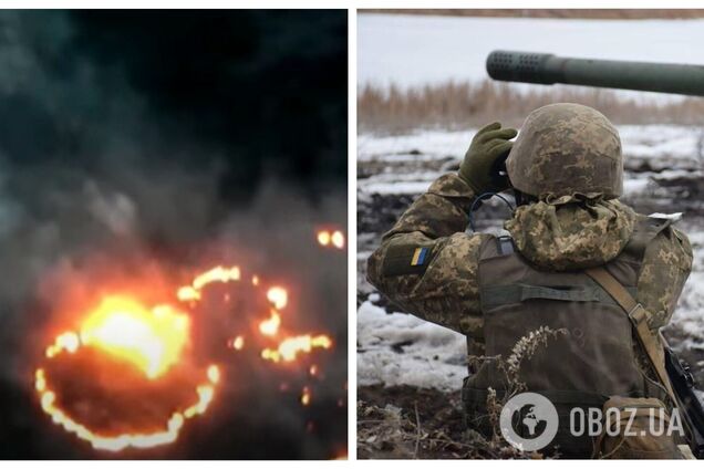 Оккупанты горят вместе с боекомплектом: Силы спецопераций показали артудар по складу врага. Видео