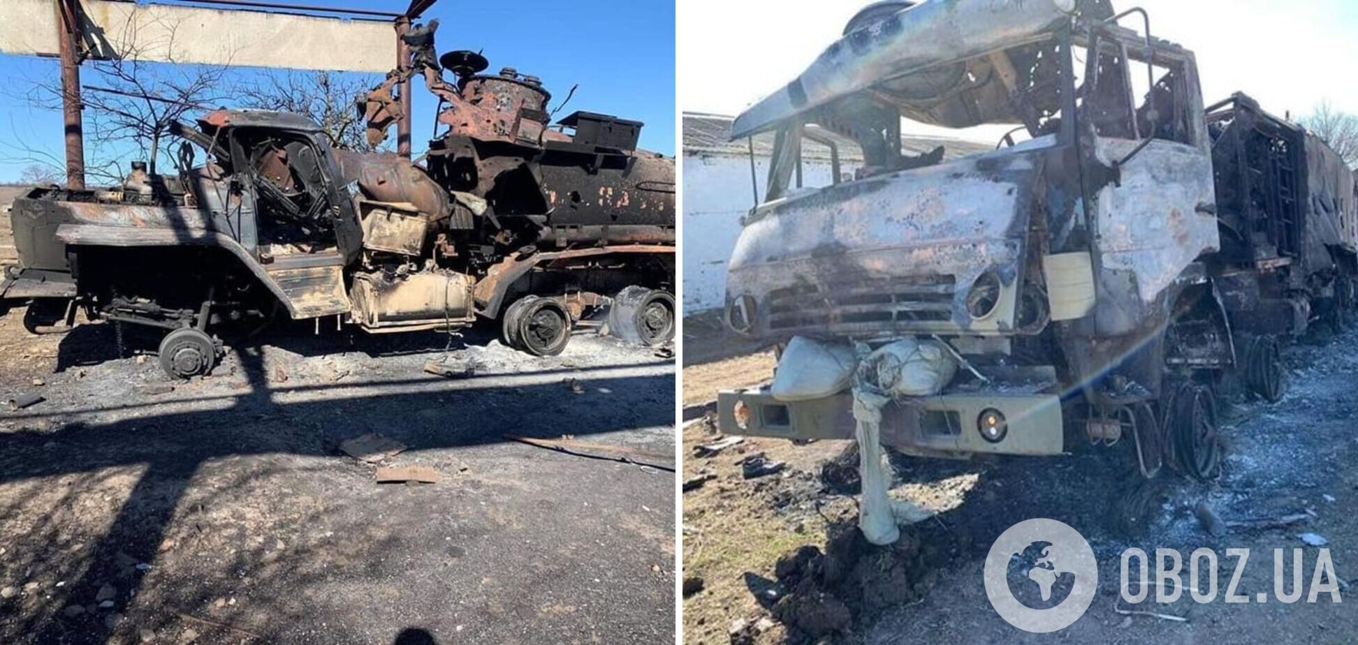 ВСУ уничтожили машины обеспечения оккупанов