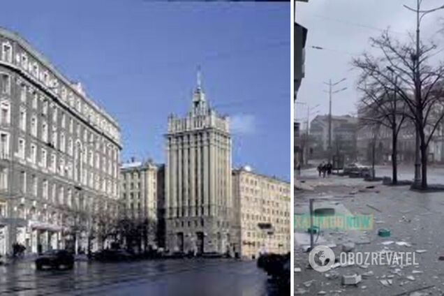 В Харькове оккупанты нанесли удар по горсовету, телевышке и сбросили бомбу на Дворец Труда. Фото и видео