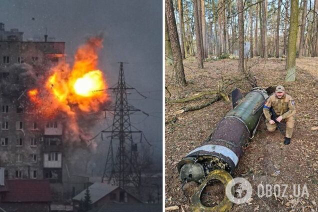 ВСУ сбили ракету 'Точка-У', летевшую на мирных жителей. Фотофакт