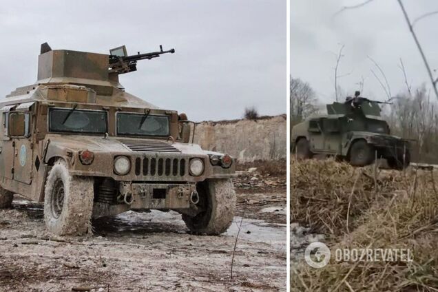 ЗСУ вперше з початку нападу Росії показали Humvee у дії. Відео бою