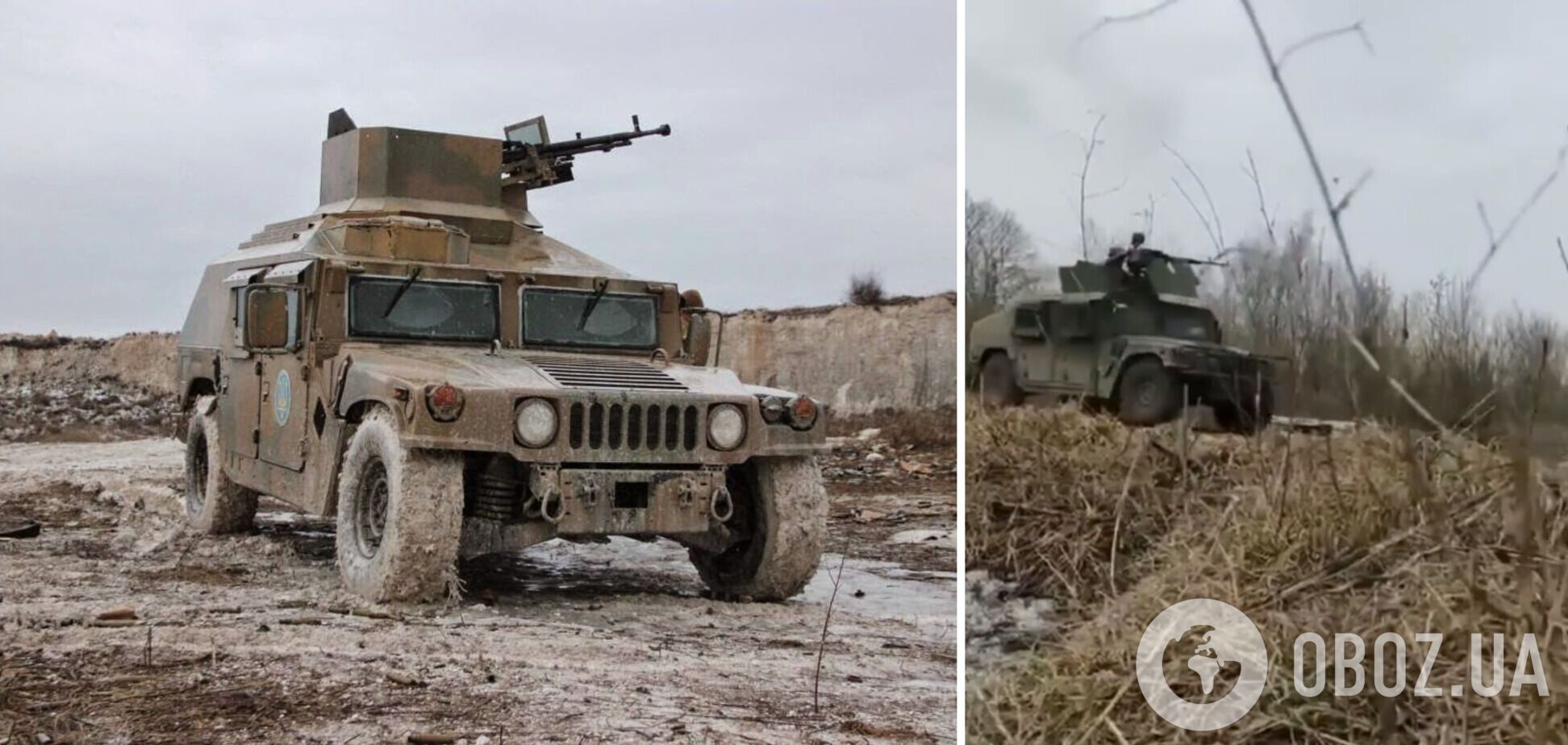 ВСУ впервые с начала нападения России показали Humvee в действии. Видео боя
