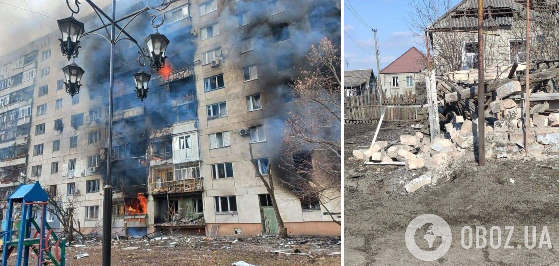 'Кожен район – як фільм жахів': Гайдай показав наслідки російських бомбардувань та обстрілів на Луганщині. Фото