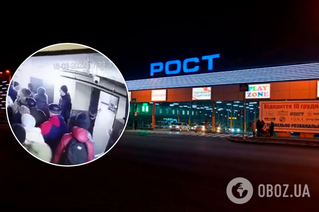 У Харкові російський снаряд влучив у магазин, де були люди: у мережі показали відео моменту вибуху