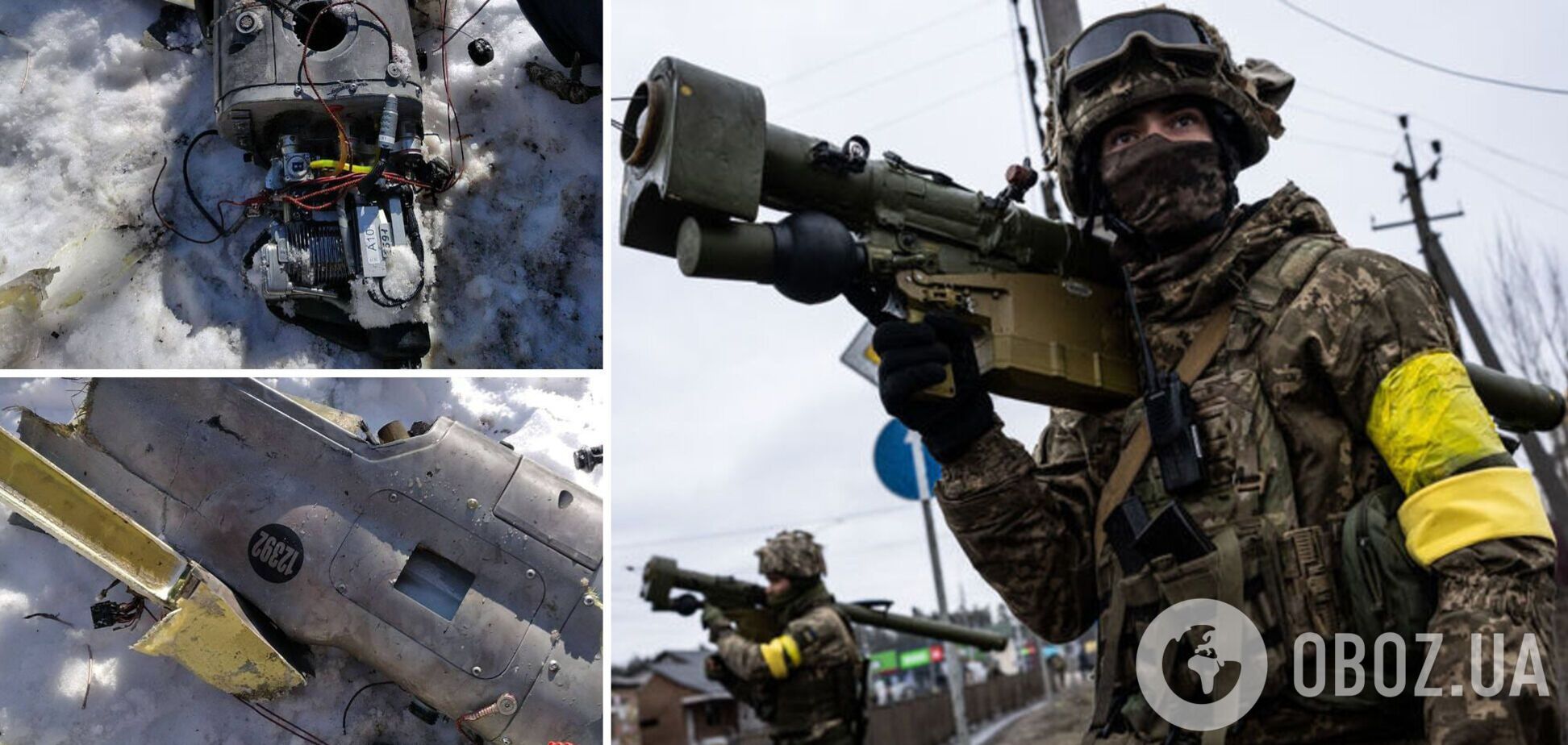 'Мінус два 'Орлани': українські військові збили ворожі безпілотники. Фото