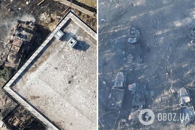 В Киевской области украинские защитники уничтожили артиллерийскую позицию оккупантов. Фото