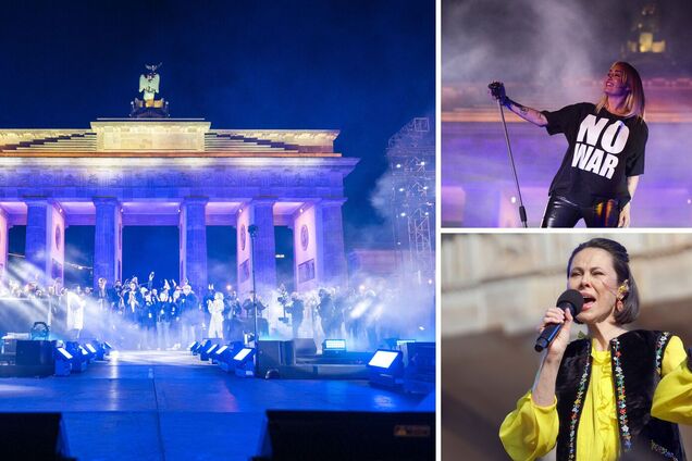Джамала заспівала гімн, а дружина Кличка – пісню про війну. У Берліні відбувся масштабний концерт на підтримку України