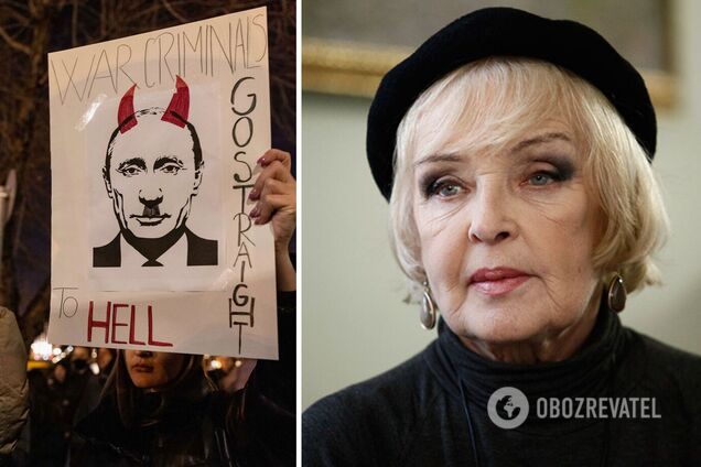 Роговцева назвала Путина дьяволом и объяснила, почему русские не хотят знать правду об Украине