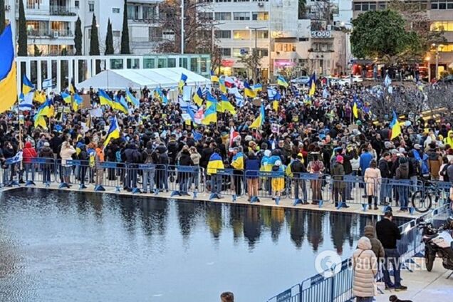 В Ізраїлі пройшов багатотисячний мітинг на підтримку України