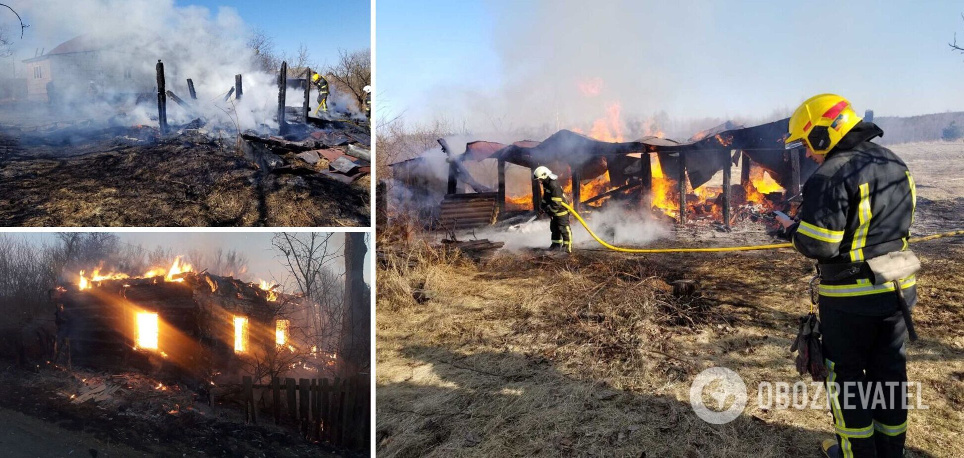 Палаючі будинки та великі руйнування: у мережі показали наслідки обстрілу окупантами Житомирщини. Фото і відео