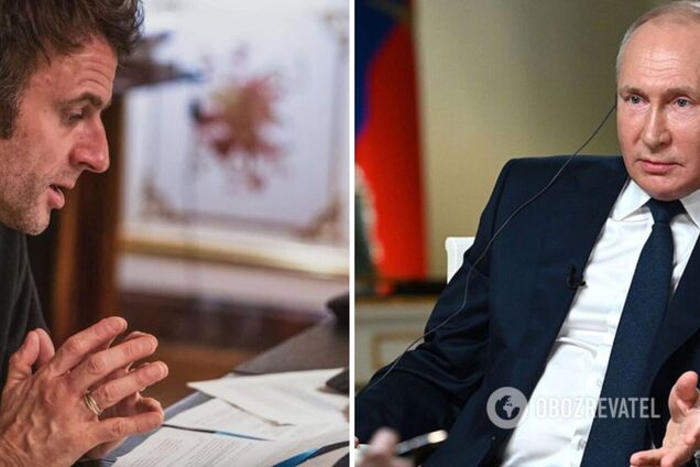 Путін закликав натиснути на Зеленського: опубліковано стенограму розмови президентів РФ та Франції напередодні вторгнення 24 лютого