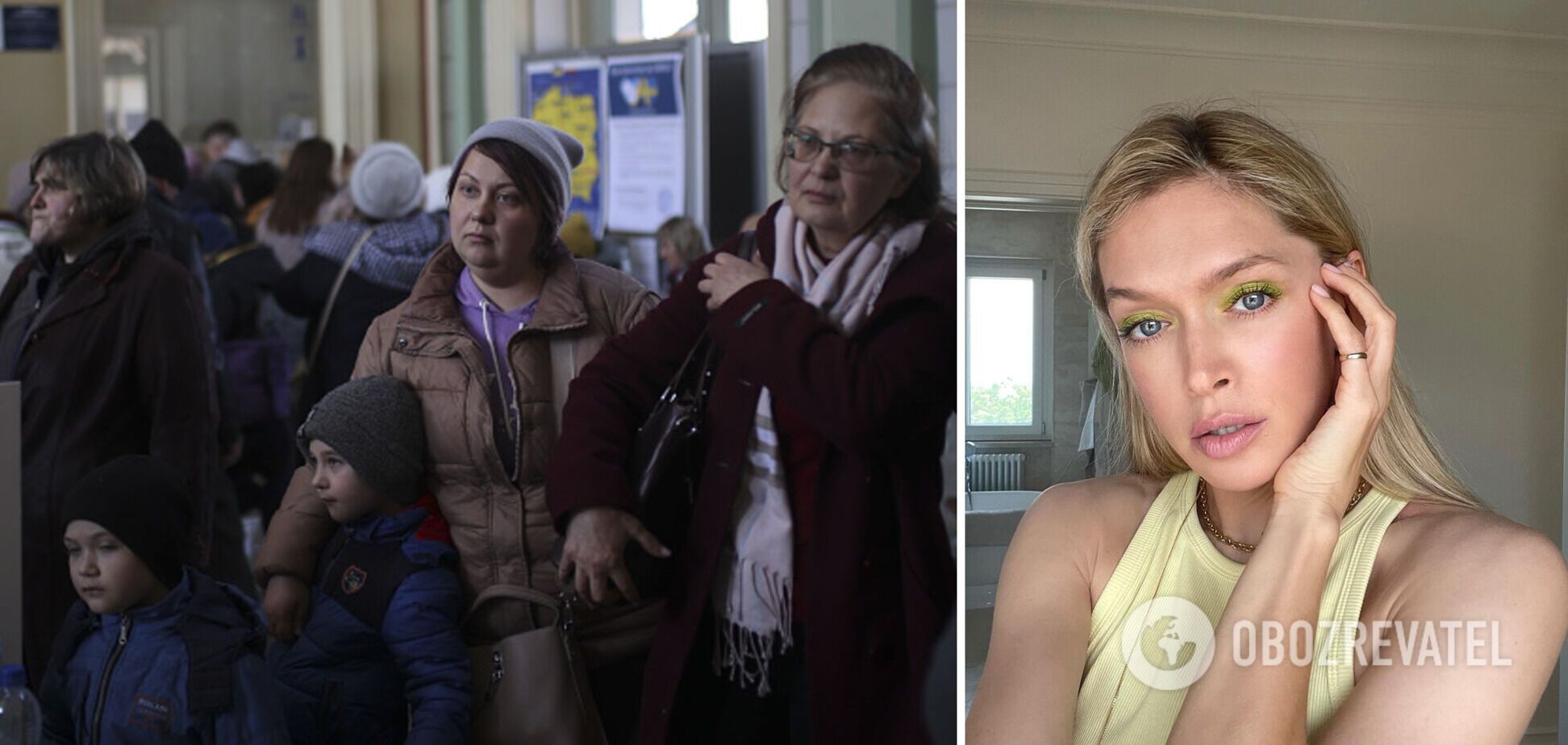 Брежнєва покинула Росію та поїхала до Польщі допомагати українським біженцям