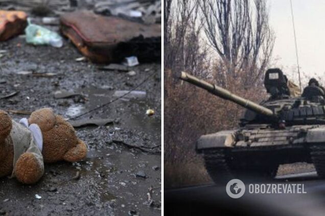 Танк в Харьковской области расстрелял автомобиль, в котором были дети