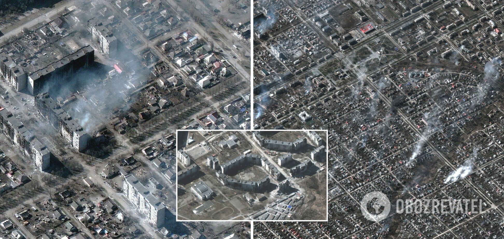 Последствия обстрела Мариуполя армией оккупантов