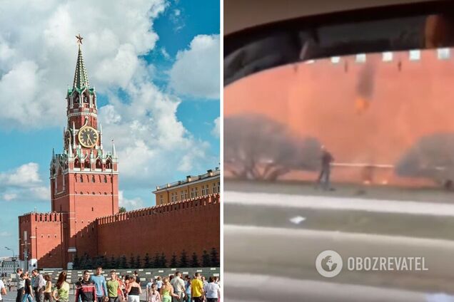 Росіянин спробував закидати Кремль коктейлями Молотова