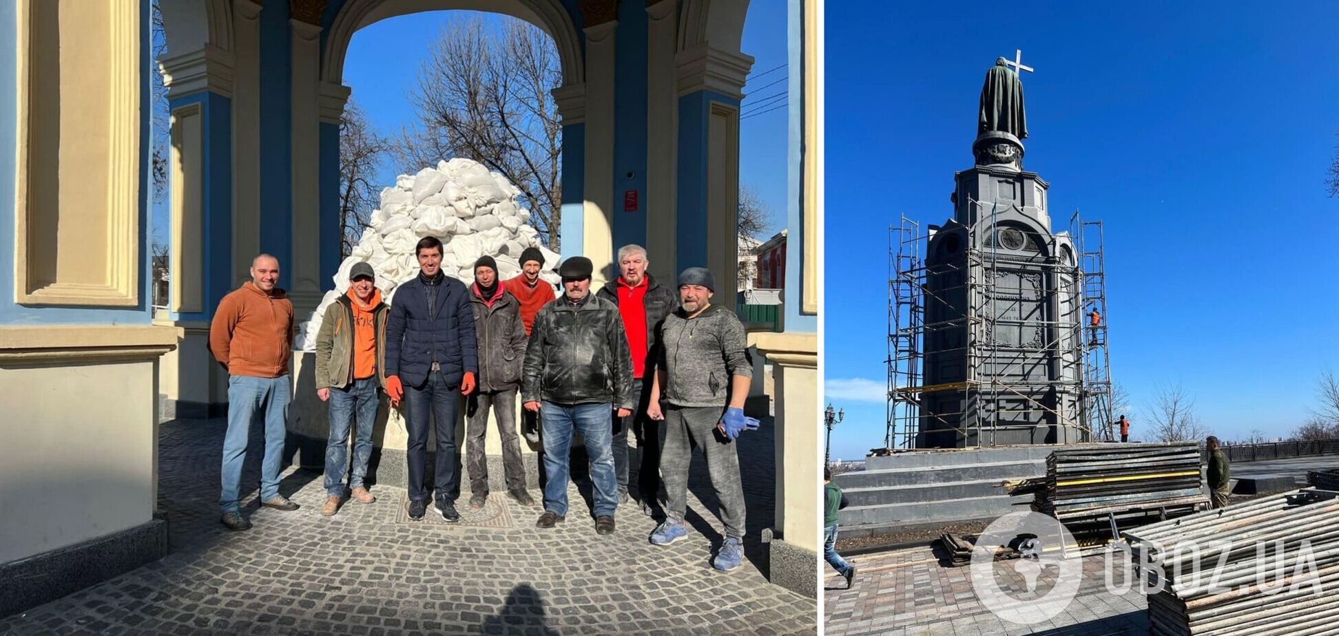 У Києві почали встановлювати захист для пам'ятників