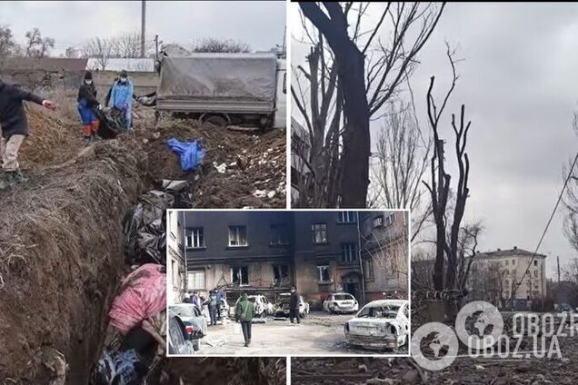 Як виглядає Маріуполь майже через місяць обстрілів та бомбардувань: з'явилося відео з оточеного міста