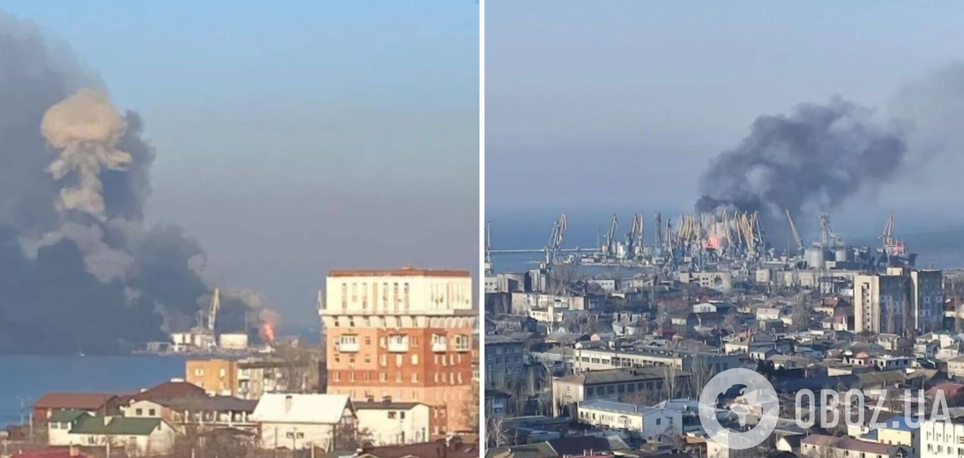 Пожежа перекинулася на склад боєприпасів: ЗСУ під час знищення 'Орська' пошкодили ще два кораблі РФ. Відео