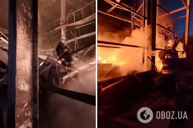 На Киевщине из-за обстрелов произошел масштабній пожар