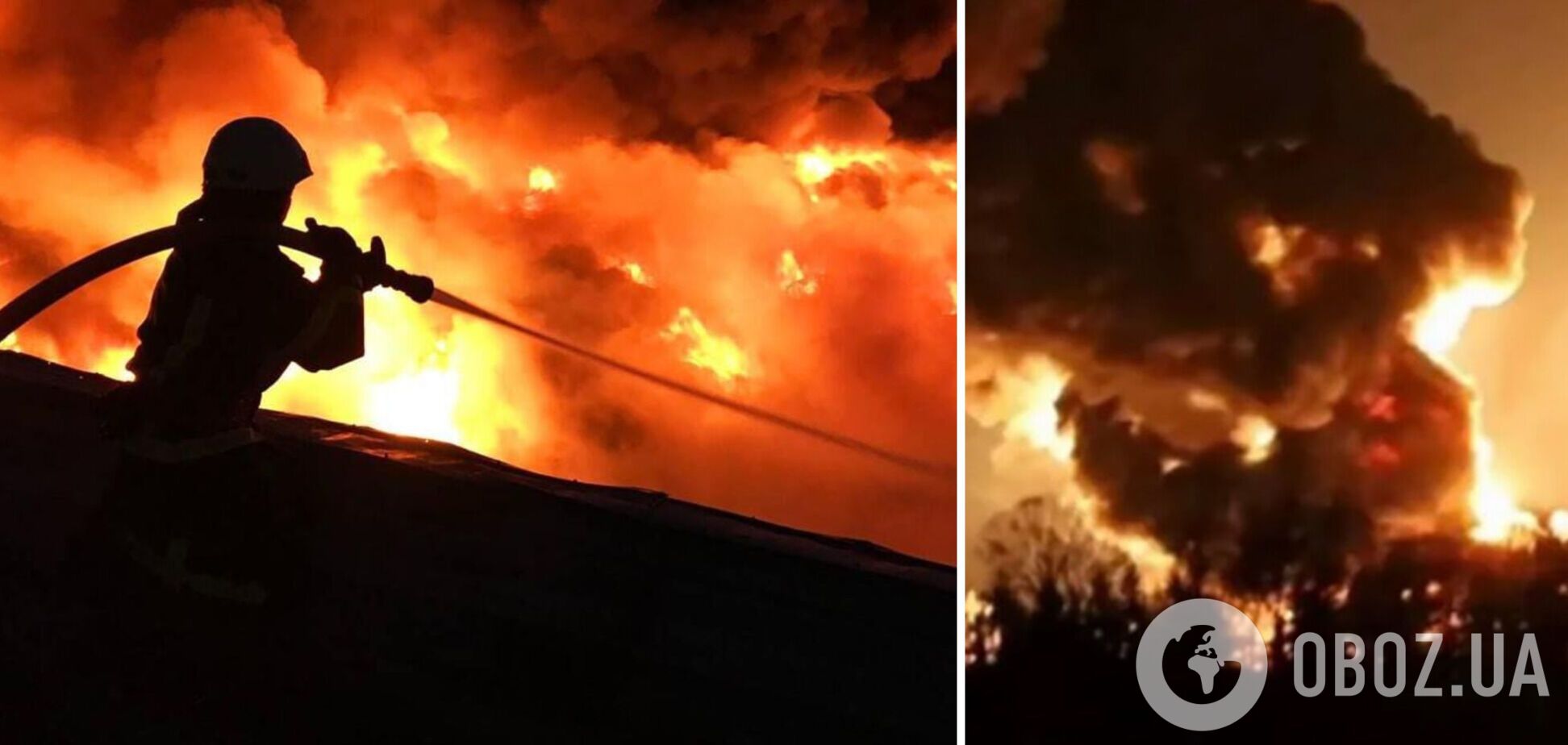 В Тростянце вторые сутки пылает пожар, спасатели не могут попасть на место из-за обстрелов