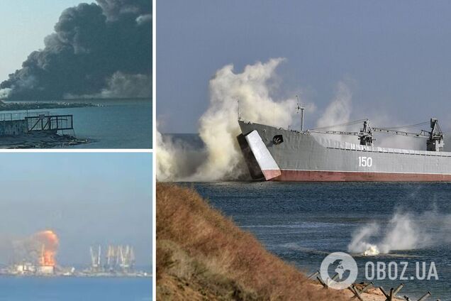 На уничтоженном десантном корабле 'Саратов' было 20 танков, 45 БТРов и 400 оккупантов, – Арестович