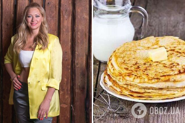 Тетяна Литвинова поділилася рецептом смачних млинців