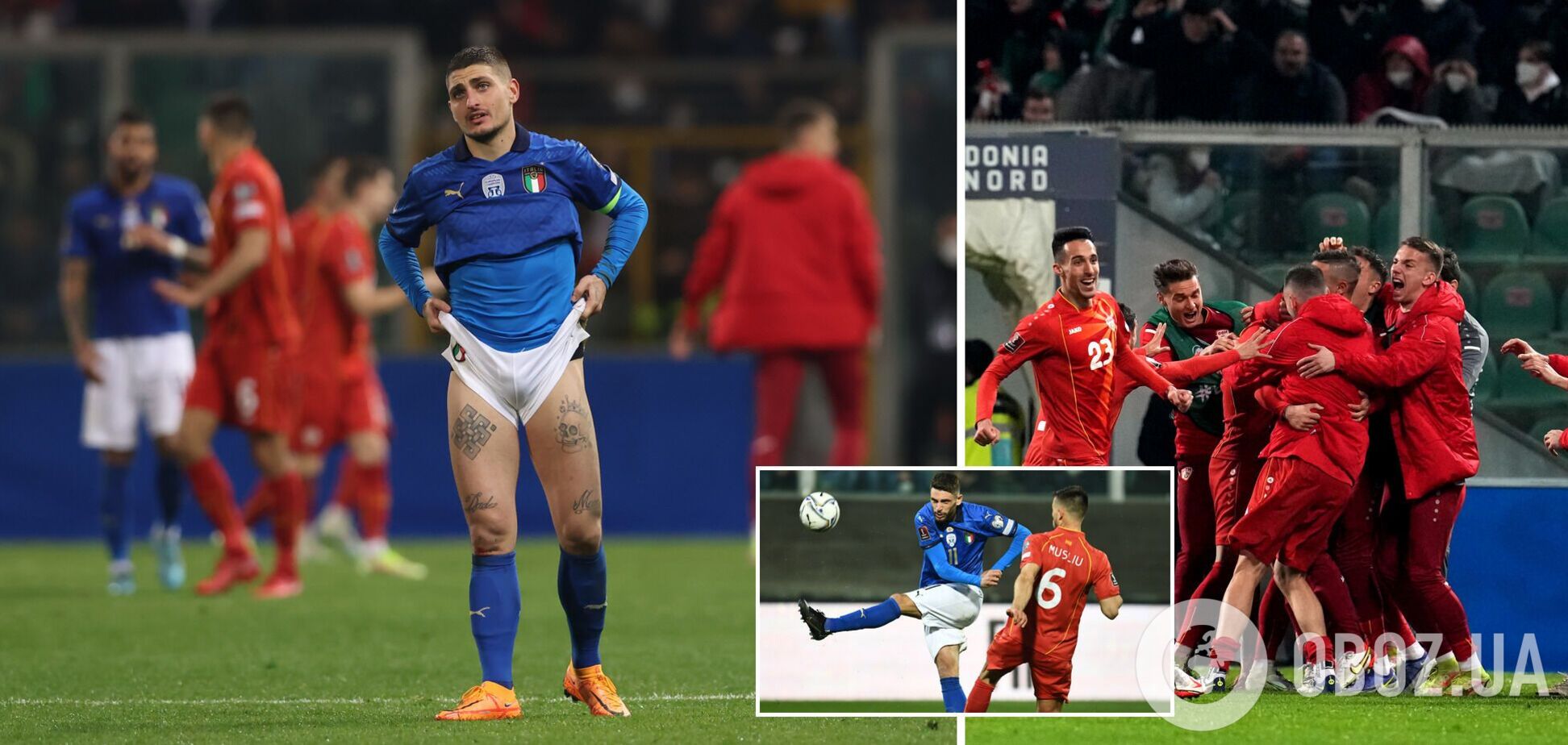 Італія сенсаційно не вийшла на ЧС-2022 та встановила історичний антирекорд