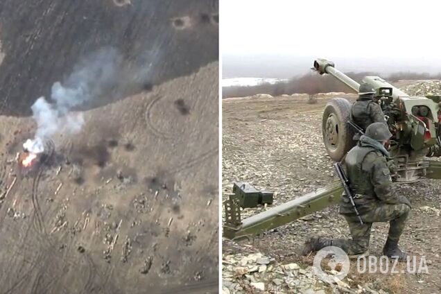 'Победа будет за нами': ВСУ показали уничтожение вражеской артиллерийской батареи. Видео