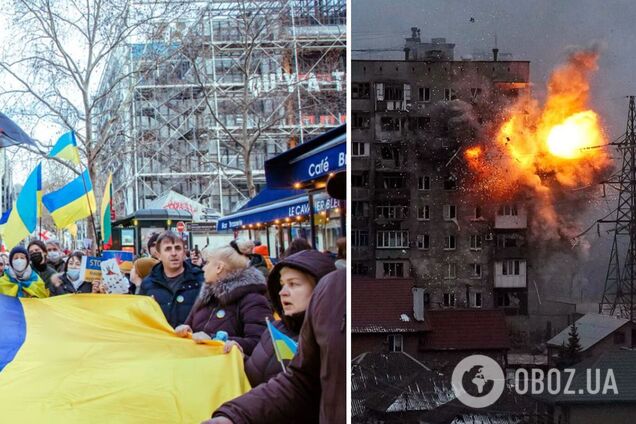 В Нью-Йорке провели флешмоб в поддержку осажденного оккупантами Мариуполя. Видео