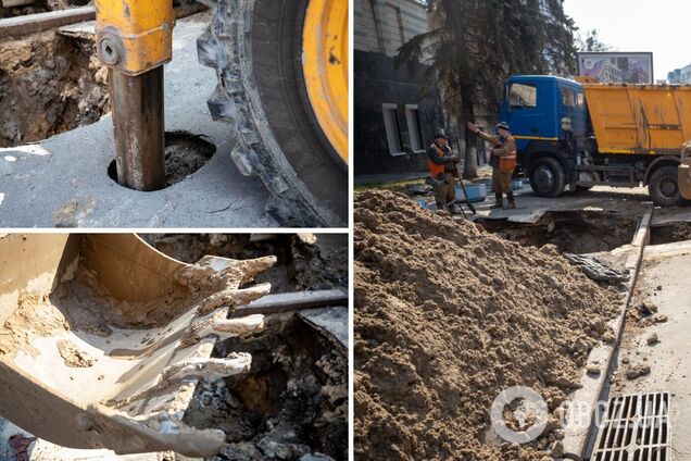 Коммунальщики оперативно ремонтируют повреждения