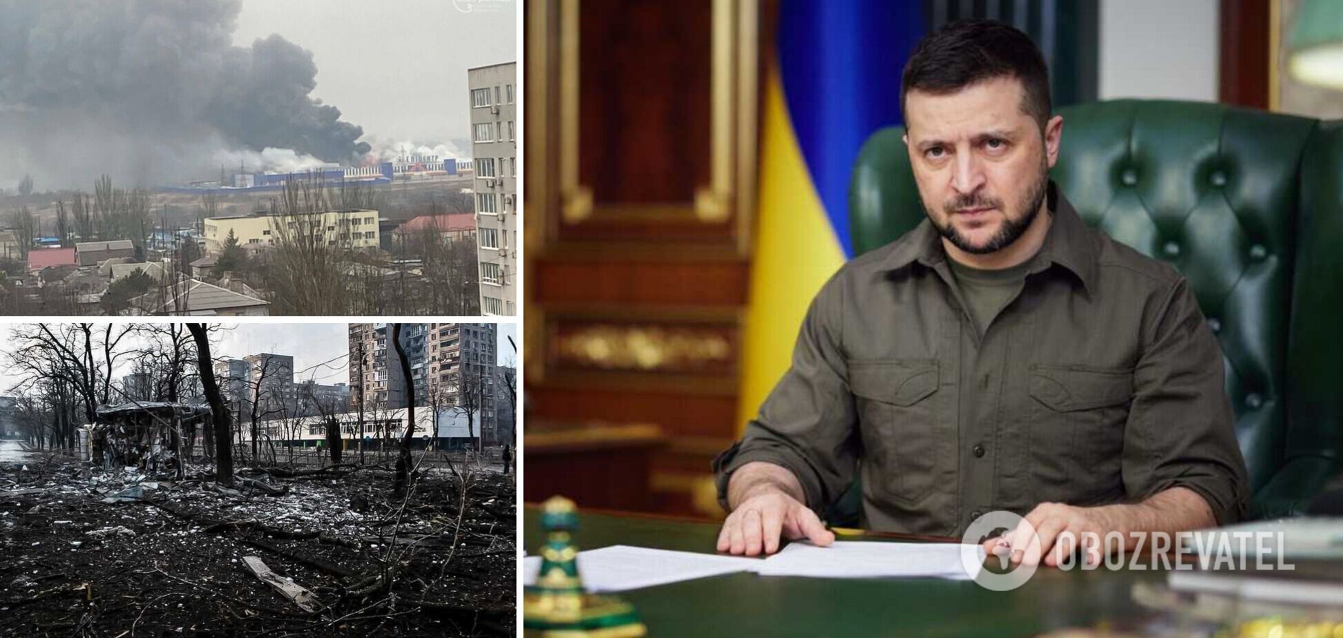 Зеленский выступил с видеообращением на 20-м форуме в Дохе и сравнил разрушенный Мариуполь с Алеппо