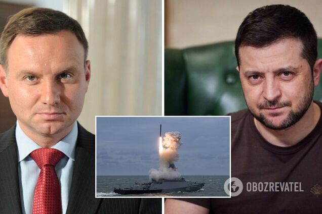 Зеленський у розмові з Дудою заявив, що війська РФ можуть становити ракетну загрозу для інших країн: хто в зоні ризику