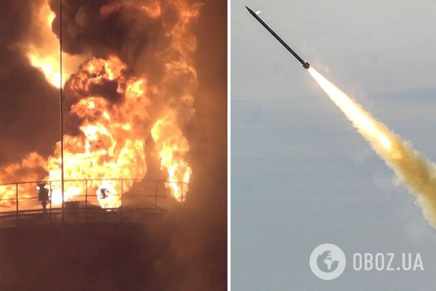 На Ривненщине российская ракета попала по нефтебазе: первые подробности