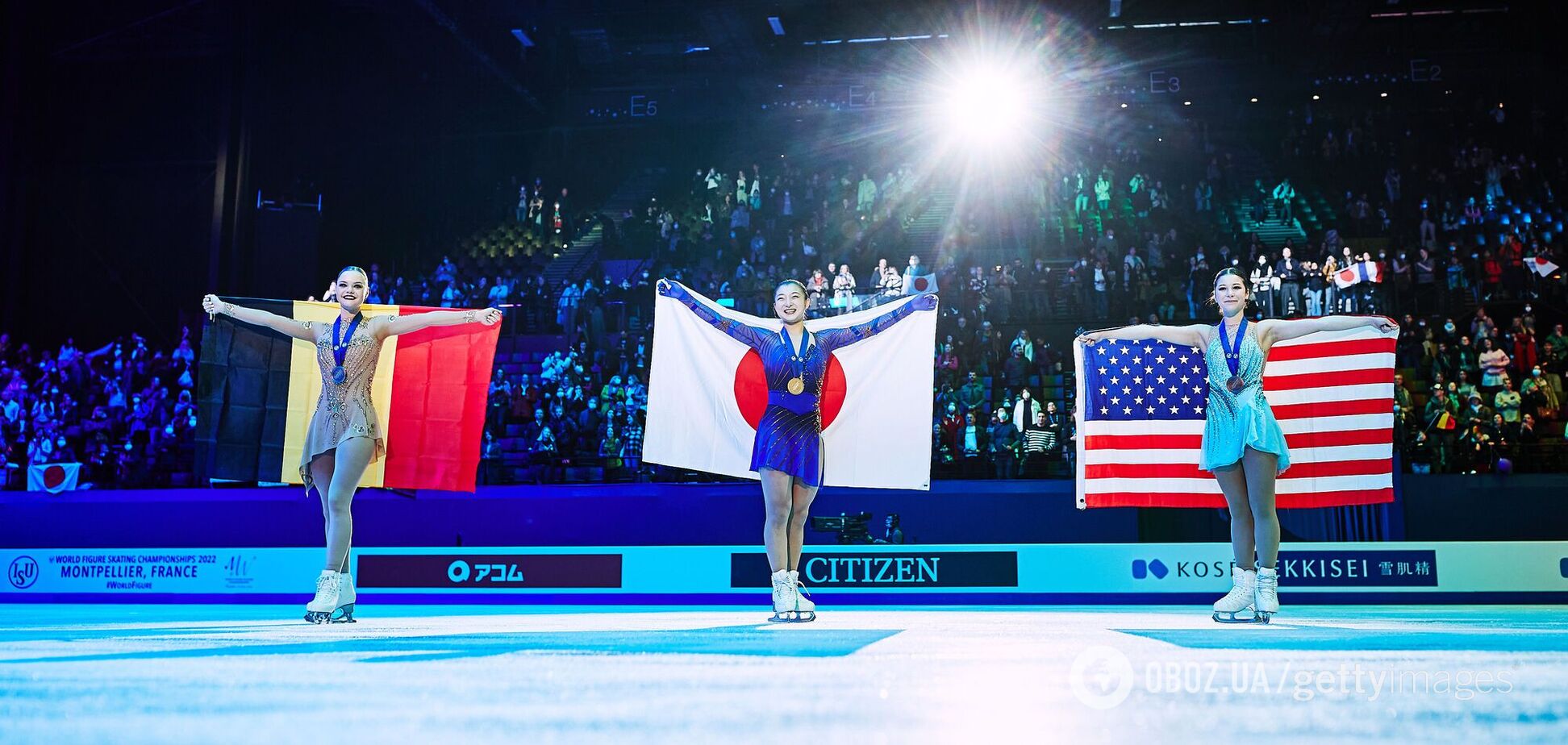 Победу у женщин добыла японская фигуристка