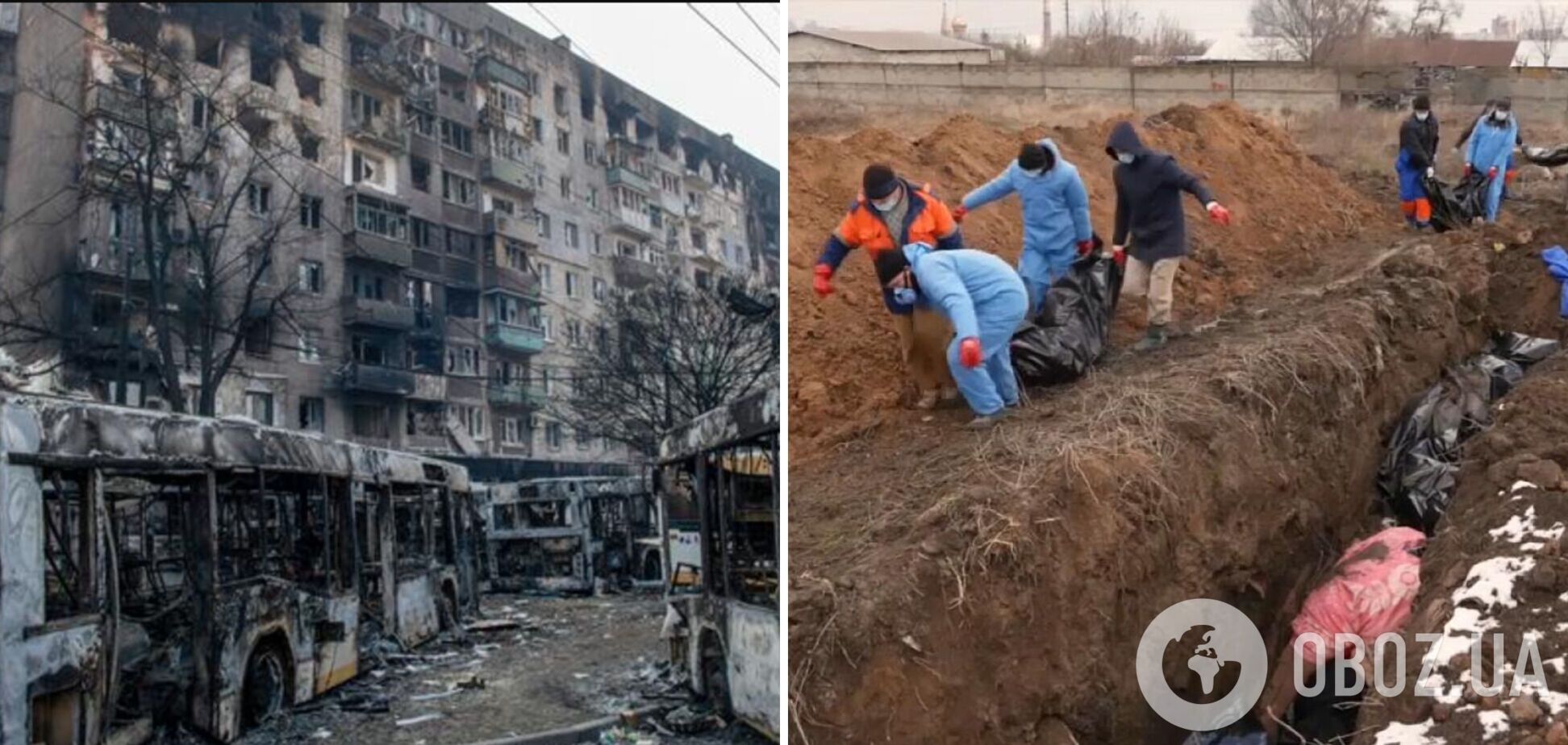В ООН підтвердили масові поховання у Маріуполі: в одній із братських могил близько 200 жертв окупантів