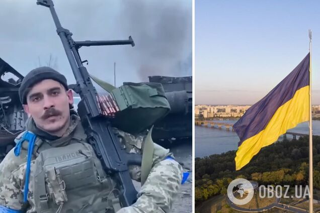Білоруський доброволець показав знищену техніку росіян та розповів, чому воює за Україну. Відео