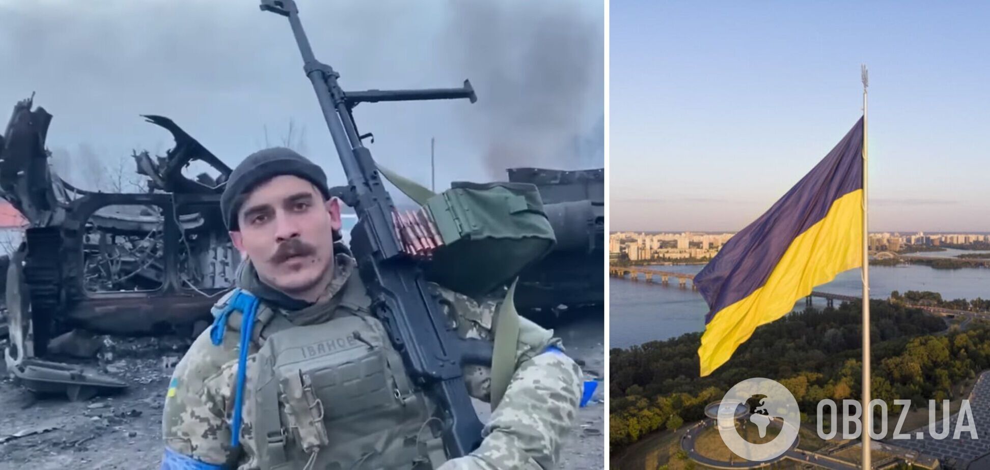 Білоруський доброволець показав знищену техніку росіян та розповів, чому воює за Україну. Відео