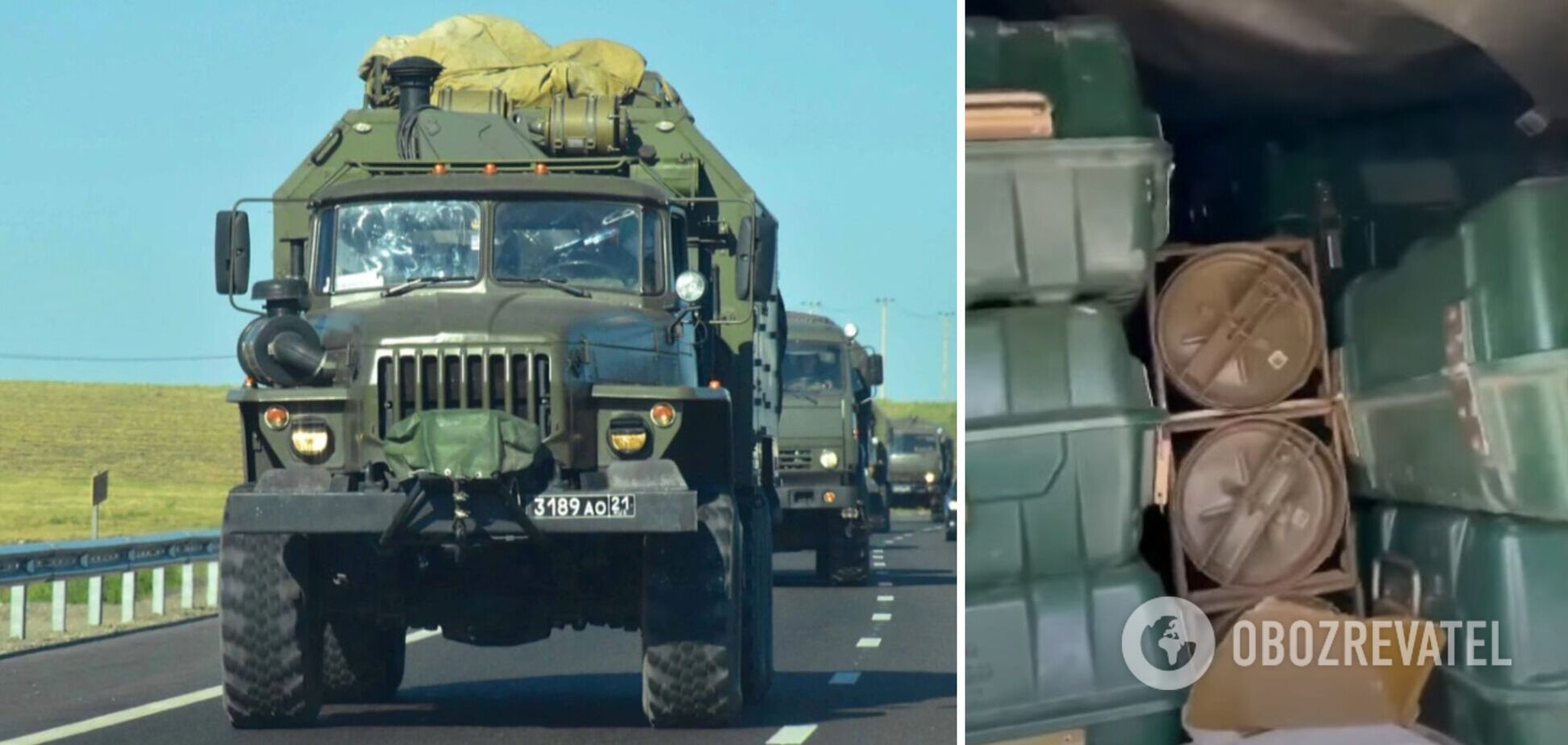 Украинские защитники захватили трофейный грузовик, забитый российскими снарядами. Видео