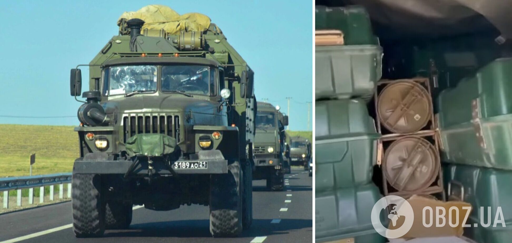 Українські захисники захопили трофейну вантажівку, забиту російськими снарядами. Відео