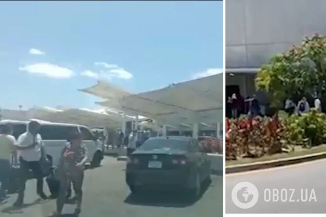В Мексике в аэропорту Канкуна началась паника и давка из-за якобы звуков выстрелов. Видео