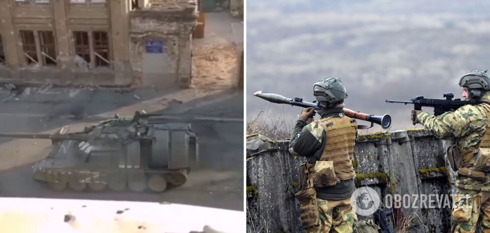 Під час вуличного бою у Маріуполі українські захисники вдарили з РПГ по танку окупантів: яскраве відео